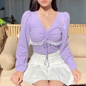 Y2K LONG SLEEVE TOP